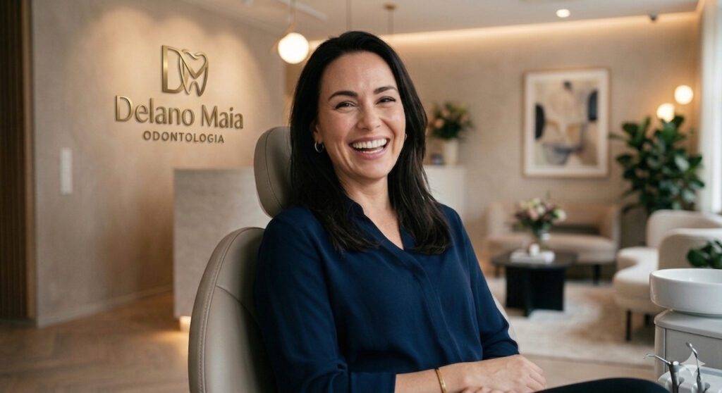 Ambiente da clínica Delano Maia Odontologia em Fortaleza relacionado a implantes dentários