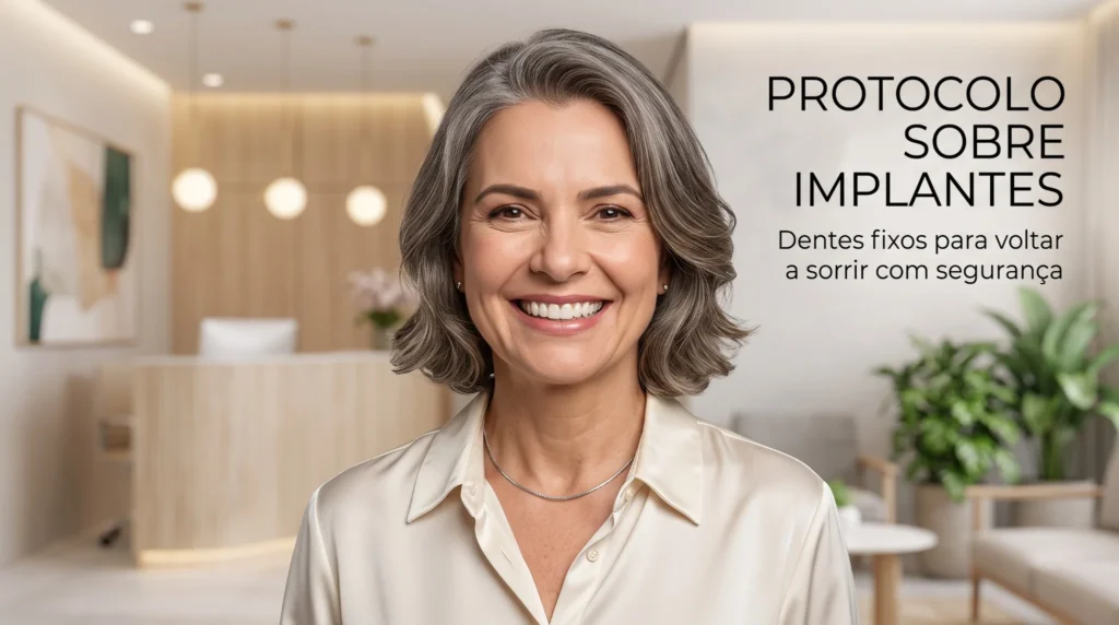 Protocolo sobre implantes em Fortaleza para reabilitação com dentes fixos
