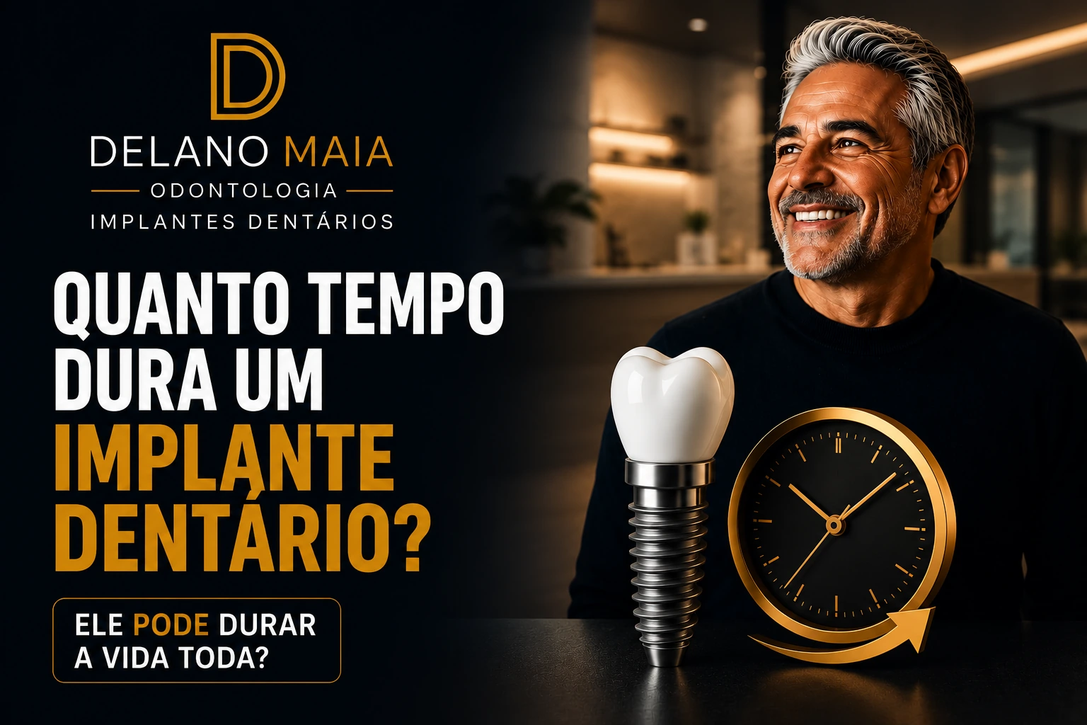 Quanto tempo dura um implante dentário? Ele dura a vida toda?